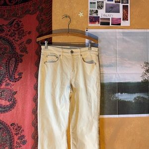 White Corduroy Pants